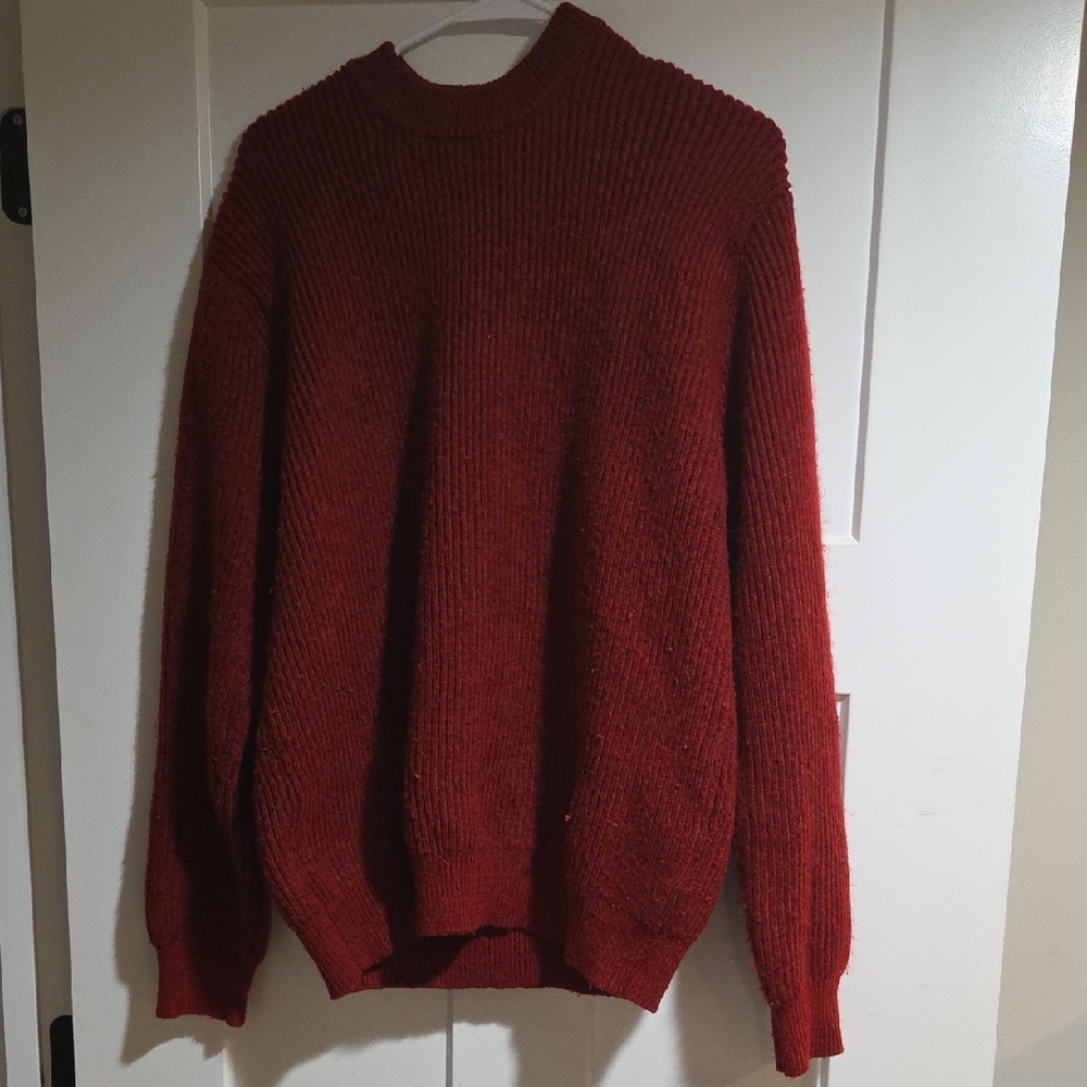 Forever 21 Men's Rich Red Crewneck Sweater